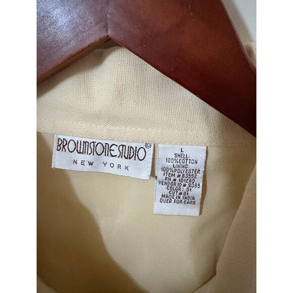 Brownstone Studio Jacket Womens L Button Front Embroidered Floral Beads Shacket - Picture 5 of 7